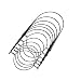 THINKCHANCES Rust Resistant Black Stainless Steel Wire Handles Hangers (Handle-Ease) for Mason, Ball, Canning Jars (6 Pack, Regular Mouth)