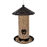 Gray Bunny GB-6894 Deluxe Tube Feeder, 360-Degree Feeding Tray and Ports, Large Sized - 13.5 x 8...