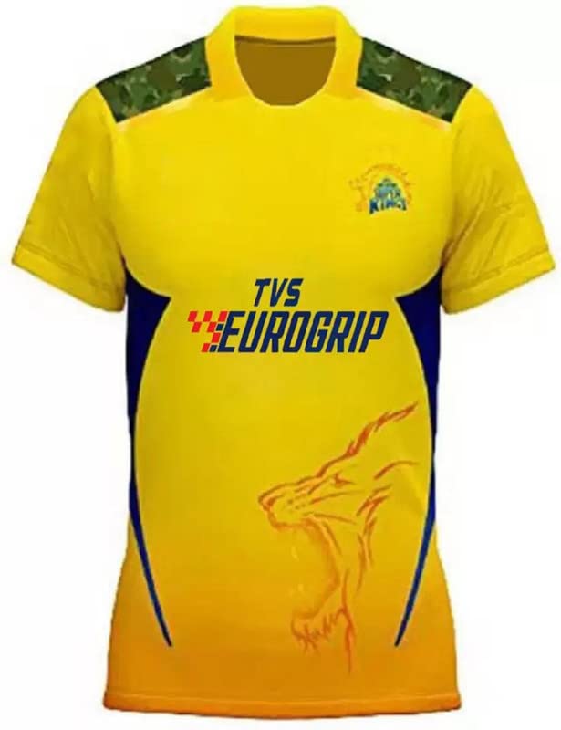 CSK JerseyCsk Cricket JerseyCsk Jersey 2023 CSK Jersey Dhoni (Kids
