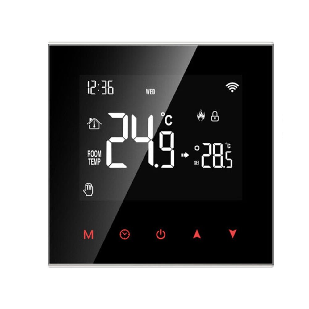 Thermostat WiFi Tuya programmation chauffage au sol avec commande vocale