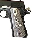Gadsden Don't Tread On Me Pewter 1911 Pistol Gun Grip Frames Handle New