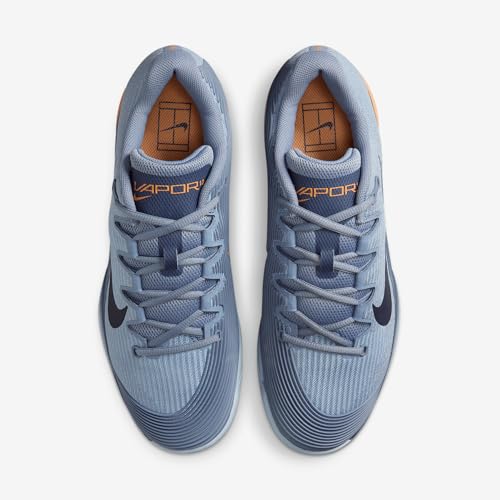 Nike Vapor 12 Men's Hard Court Tennis Shoes (FV5552-400, Ashen Slate/Light Armory Blue/Marrakesh/Obsidian)4