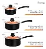 MICHELANGELO Nonstick Sauce Pan with Lid 1QT, 2QT & 3QT, Ceramic Saucepan Set, Copper Sauce pans, Non-Toxic Saucepan, Multipurpose Cooking Pots Set For Home Kitchen, Compatible induction #5