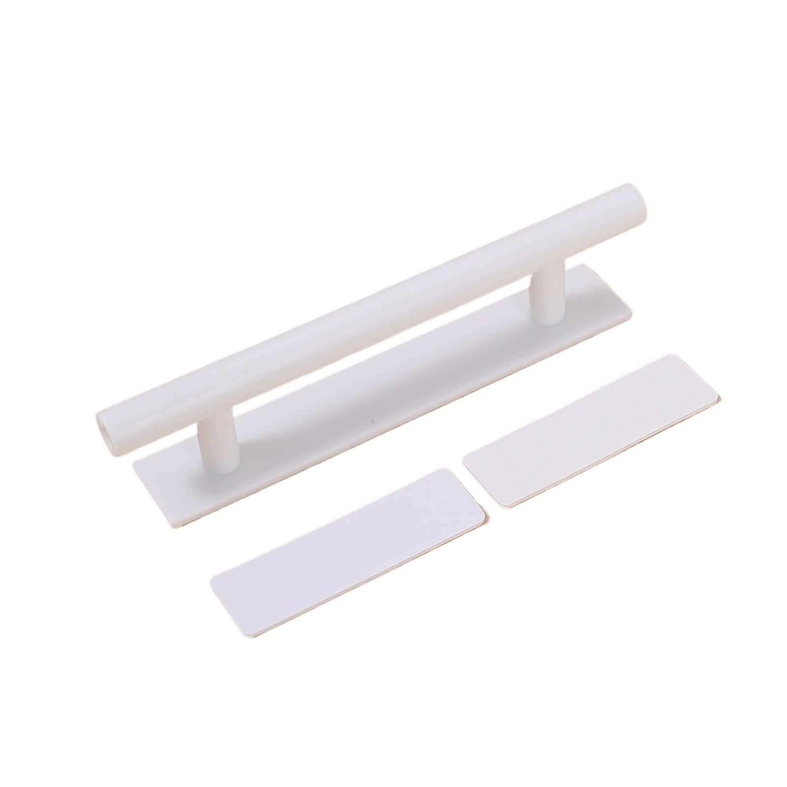 1/2/4pcs Punch-Free Self-Adhesive Auxiliary Cabinet Handles(White,4pcs)