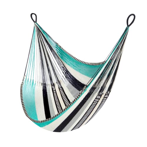 Handwoven Hanging Chair by Yellow Leaf Hammocks - Fits 1 Person, 330lb Max - Kick Back for Full-Body...