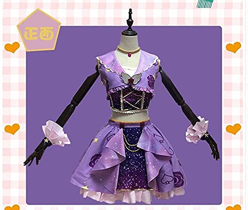 Amazon | 漫雅cosアイカツ! 紫吹蘭 コスプレ衣装 高級 cosplay (XL