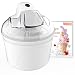 Produktbild Elektrische Eismaschine, 1,5 l, Eismaschine, Eismaschine und Eismaschine, mit Rezept, abnehmbarer Schüssel, automatische Abschaltung