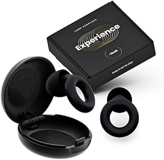 Loop Experience Ear Plugs for Concerts – High Fidelity Hearing Protection for Noise Reduction, Motorcycles, Work & Noise Sensitivity – 8 Ear Tips in XS, S, M, L – 18dB Noise Cancelling - Black