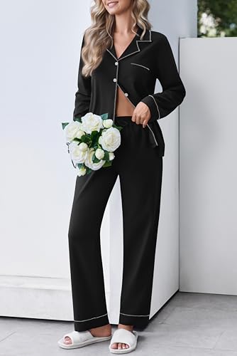 Womens Pajama Set Cotton PJs - image 5