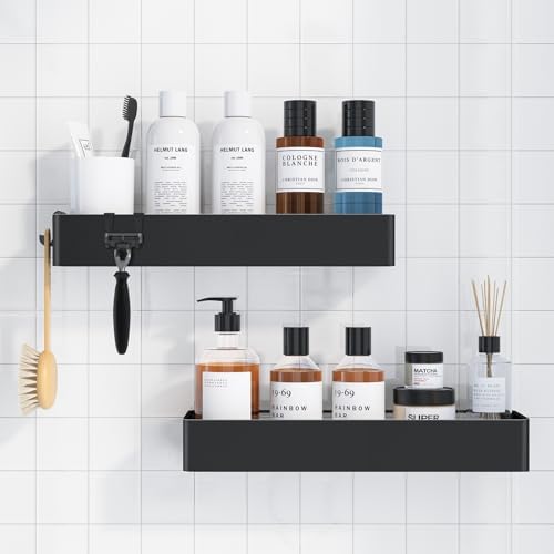 Kitsure Shower Caddy - 2 Pack Adhesive Shower Organizer, Rustproo...