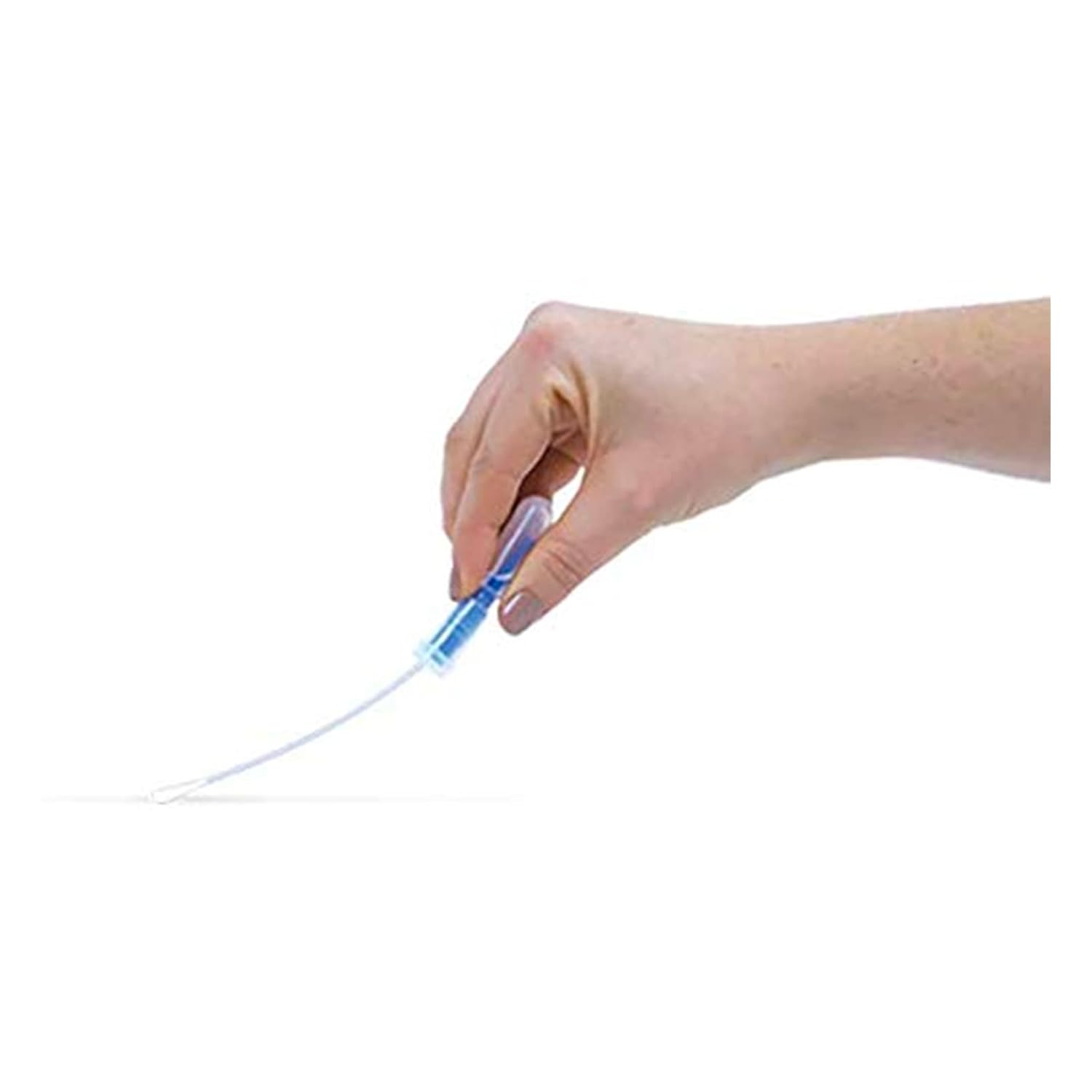 Hand holding a Hygiena UltraSnap swab