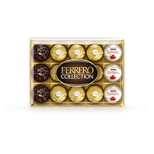 Image of Ferrero Collection Rondnoir /Rocher /Raffaello Assorted Chocolate Truffles 15 Pieces, 6.07 oz / 172 g