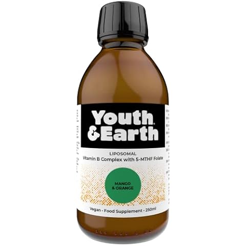 Liposomal Vitamin B Complex with 5-MTHF Folate - Mango & Orange Flavour 250ml Cover