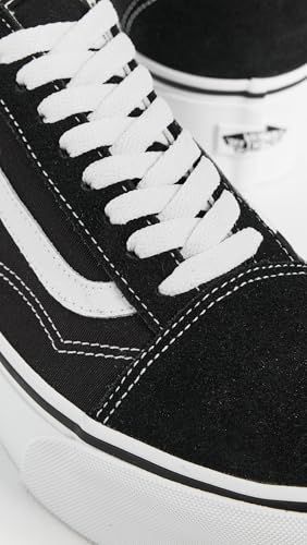 Vans Vans Unisex UA Old Skool Stackforms, Black/True White, 8 US Women/6.5 US Men
