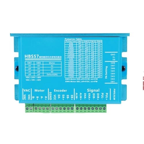 Encodeur 1000 lignes HBS57 pilote de moteur pas à pas 2 phases Nema23 Nema24
