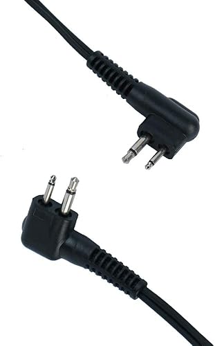 BVMAG Motorola Walkie Talkie Auricular con micrófono, 2 pines Covert Tubo Acústico Auriculares Auriculares para Motorola CP200 GP300 GP2000 CLS1410