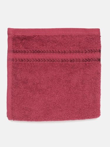 Image of RAMRAJ COTTON Premium Soft and Absorbent | Terry Bath Towel | Size : 75 cm *150 cm - Red
