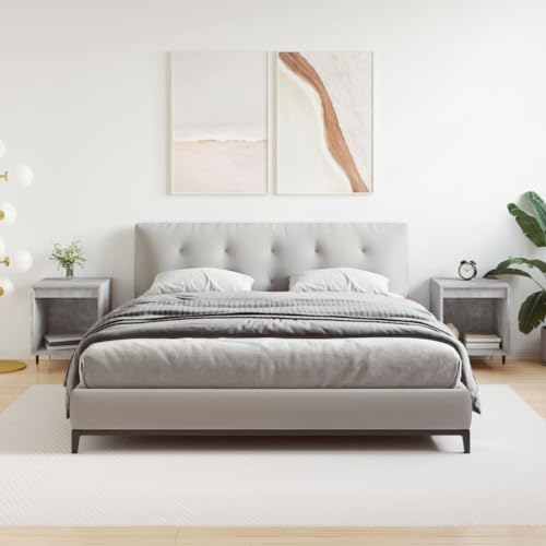 Mokuyary Mesitas de noche 2 unidades color