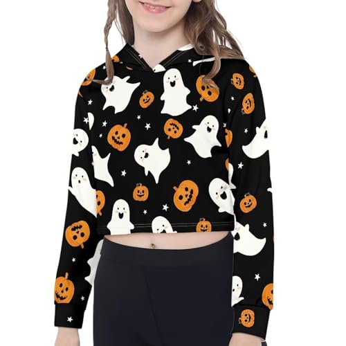 Flashideas Girls Sweatshirt Soft Lightweight and Comfortable short version Fashion Outfit for Age 6-163