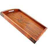 ANKROYUPlateauàDéjeuner,PlateauEnBoisAvecPoignéesPlateauàDînerRectangulaireGrandPla...