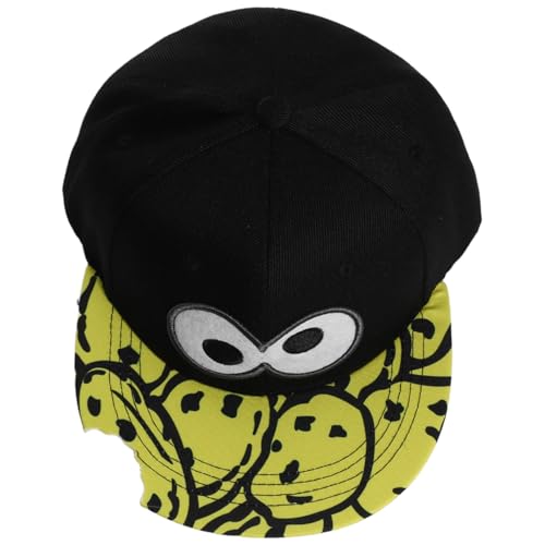 JEATHA Classic Embroidered Hip-Hop Baseball Cap, Adjustable Color Blocked Flat Snapback Cap 5