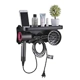 Leekayer Dyson Soporte para Accesorios para secador de Pelo, Soporte para secador de Pelo sin Perforaciones Herramientas para el Cuidado del Bastidor de...