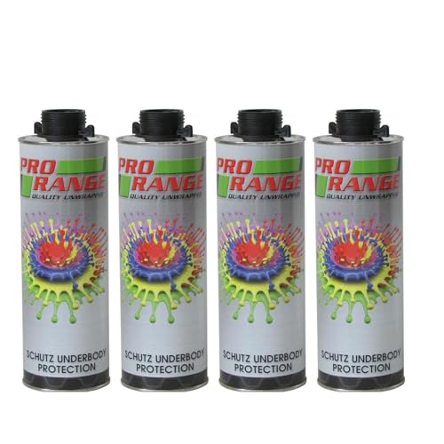 Pro Range Schutz Paint 4 x 1 Litre Bottle Underseal/Underbody/Schutz Protection Can be applied Smooth or Textured. Protect your chasis from Rust, Stone Chips, etc