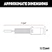 CURT 57224 4-Pin Round Vehicle-Side to 4-Way Trailer Wiring Adapter
