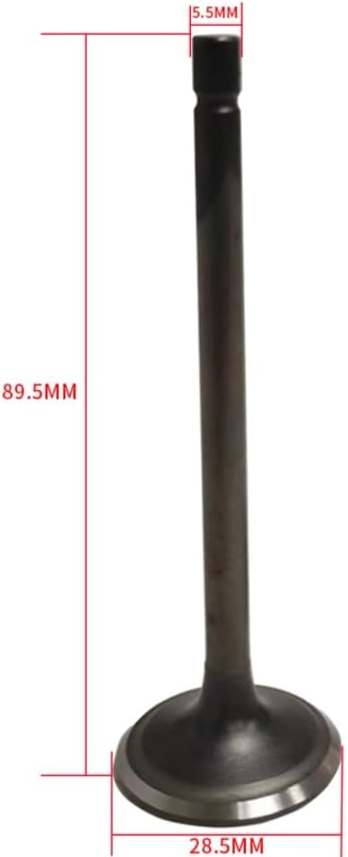 Replacement Intake Exhaust Valve Stem Kit Compatible with CG250 LIFAN ZONGSHEN 50CC Motorcycle Engine Accessories