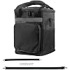 AF-WAN Portable Carrying Storage Bag for Ninja BW1001 NeverStick PRO Belgian Waffle Make 1680D Oxford Fabric with Multiple Pockets, Shoulder Strap & Handle, Folds for Easy Storage