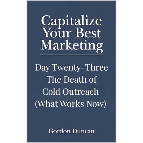 The Death of Cold Outreach Audiolibro Por Gordon Duncan arte de portada