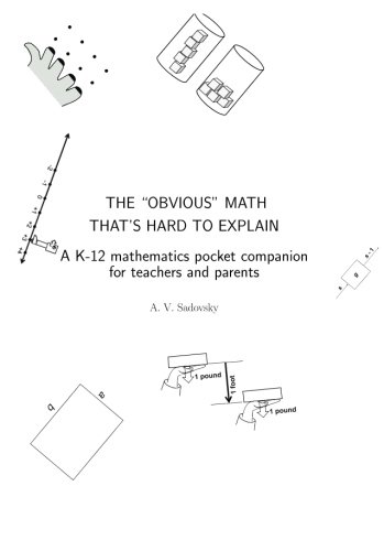 Amazon.com: The ``obvious'' math that's hard to explain: A K-12 ...
