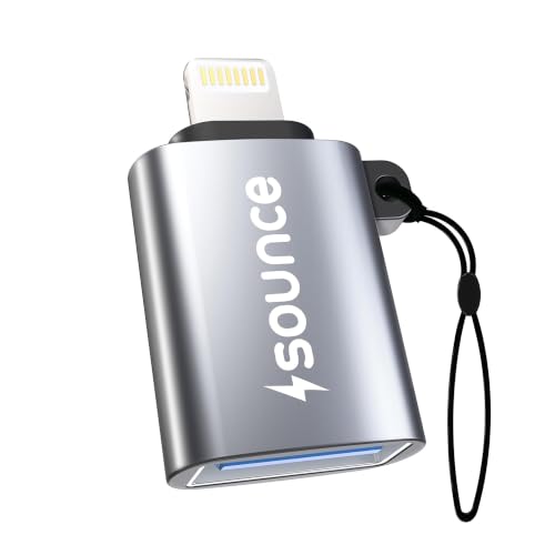 Image of Sounce OTG Adapter, USB Female to OTG Connector for Android Smartphones & Tablets, Supports Pen Drive, USB Flash Drive, Keyboard, Mouse, Card Reader & Gamepad (Silver)
