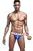 Produktbild JOCKMAIL Sexy Herren Slips Suspensorium Herren Strings atmungsaktiv Tangas Herren Unterwäsche (XXL, Blau)