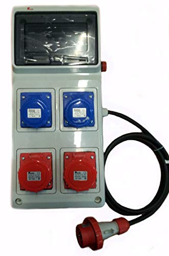 ROSI 2243 QUADRO ELETTRICO ASC DA CANTIERE 2 PRESE 16A 4P 400V + 2 PRESE 16A 3P 230V CON EMERGENZA