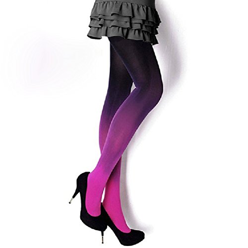 Women 2018 Gradient Pantyhose Long Sheer Tight High Waist Stocking3