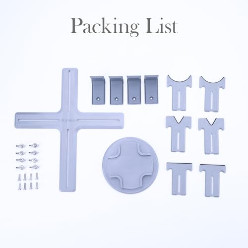 Stand for Model Airplanes for Display Making and Painting,Model Building Berth jig,Tray for Part of 1/72, 1/48(Grey+Swivel Base)
