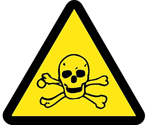 LABEL GRAPHIC FOR TOXIC HAZARD 2IN DIA PS VINYL 70 PACK Amazon 