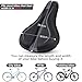 Simpeak Mountain Bike Seat Cover, Comfortable Gel Road Bike Seat Cushion, PU Waterproof All-Inclusive BikeSeat Cover for Road Outdoor Cycling