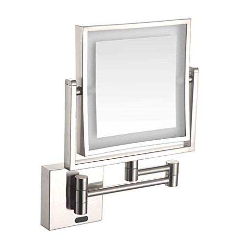 Miroir de maquillage mural résolvant les problèmes de lumière et de reflet