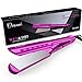 Dularf Hair Straightener Professional 1¾” Nano Titanium Flat Iron with High Heat 450 Degrees Adjustable Temperature, Instant Heat Up, Dual Voltage, for All Hair Types