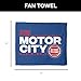 Northwest Detroit Pistons NBA City Basketball Rally Towel 18 x 15 Inches