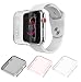 Apple Watch Series 2 & Series 3 Case 42mm, Monoy New [3 Pack] [Ultra Thin] Slim HD PC Screen Protector Protective Cover for iWatch 2 iwatch 3 42mm (Series 2/3 42mm)
