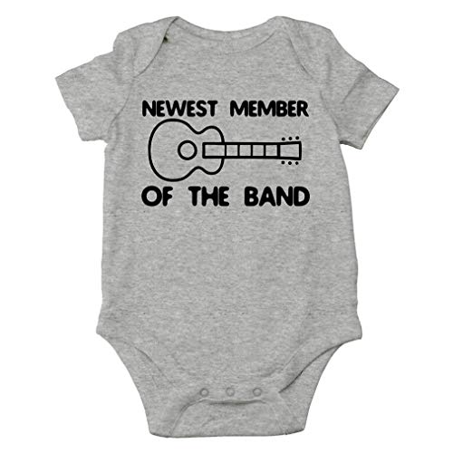 Image of AW Fashions New Member Of The Band Baby Bodysuit Funny Family Newborn Outfit for Boys or Girls Clothing