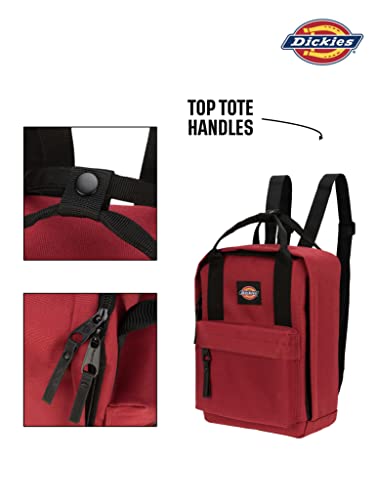 Image of Dickies Brooklyn Mini Backpack, Small Backpack Purse for Men and Women, Travel Shoulder Book Bag (Bloodstone)