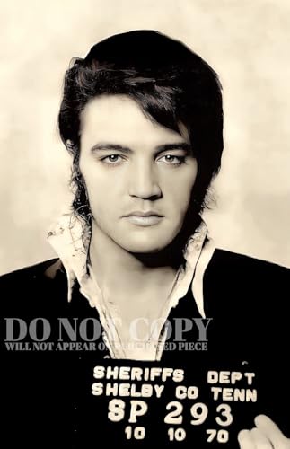 Poster Elvis Presley portrait 1970 et souvenirs musique Seventies