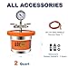 BACOENG Universal Vacuum Chamber Series: 2 Quart Stainless Steel Vacuum Chamber Kit, Vacuum Degassing Chamber for Resin, Silicone and Epoxies
