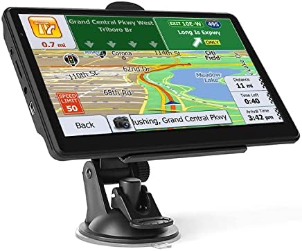 GPS Navigation for Car Truck - 7 Inch Navigation System with Lifetime Free Map Updates, Pre-Loaded US/CA/MX Latest Maps, Voice Broadcast, Speed Camera Warning, Vehicle GPS Unit Handheld