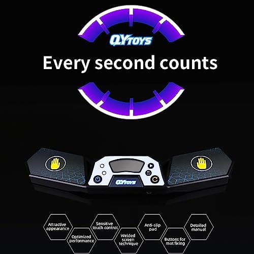 Taolele Qiyi Speed Cube Timer z czujnikiem o wysokiej czułości i łącznikiem kabla danych dla różnych wyświetlaczy Timer Sterowanie Dotykowe Profesjonalne Lekkoatletyka dla Race Stack Competition