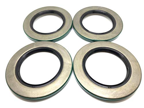 (Pack of 4) WPS Trailer Hub Wheel Grease Seals 10-10 (21333TB) for 5200-7000# Axles 2.125'' X 3.376''